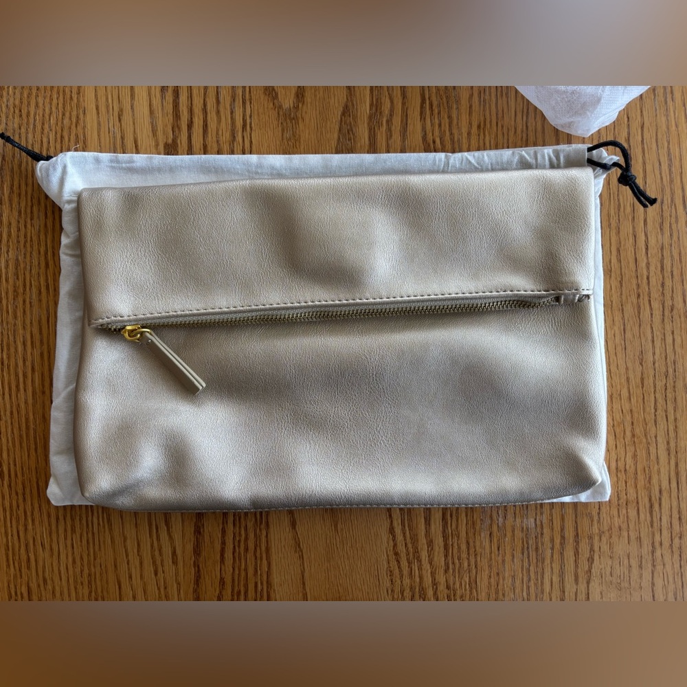 Fawn Design for Jilly Box Gold Foldover Clutch